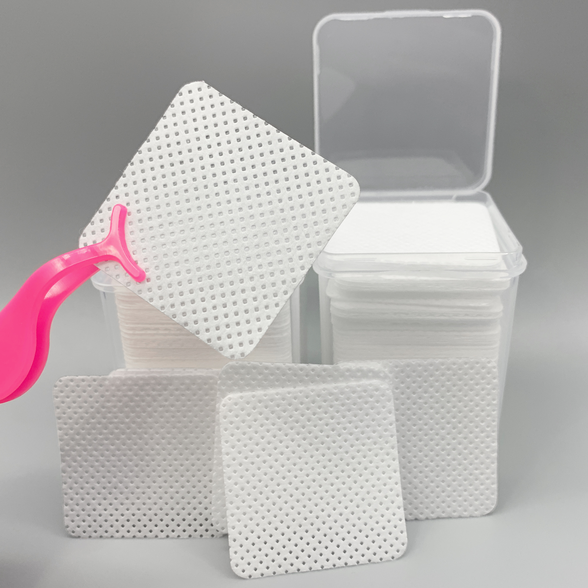 Lash Removal Cream - 200Pcs/Box Lint Free Nail Wipes Eyelash