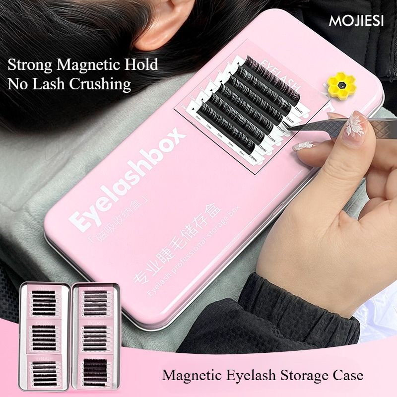 Lash Mapping Sticker - Women Magnetic Storage Box for Eyelash,