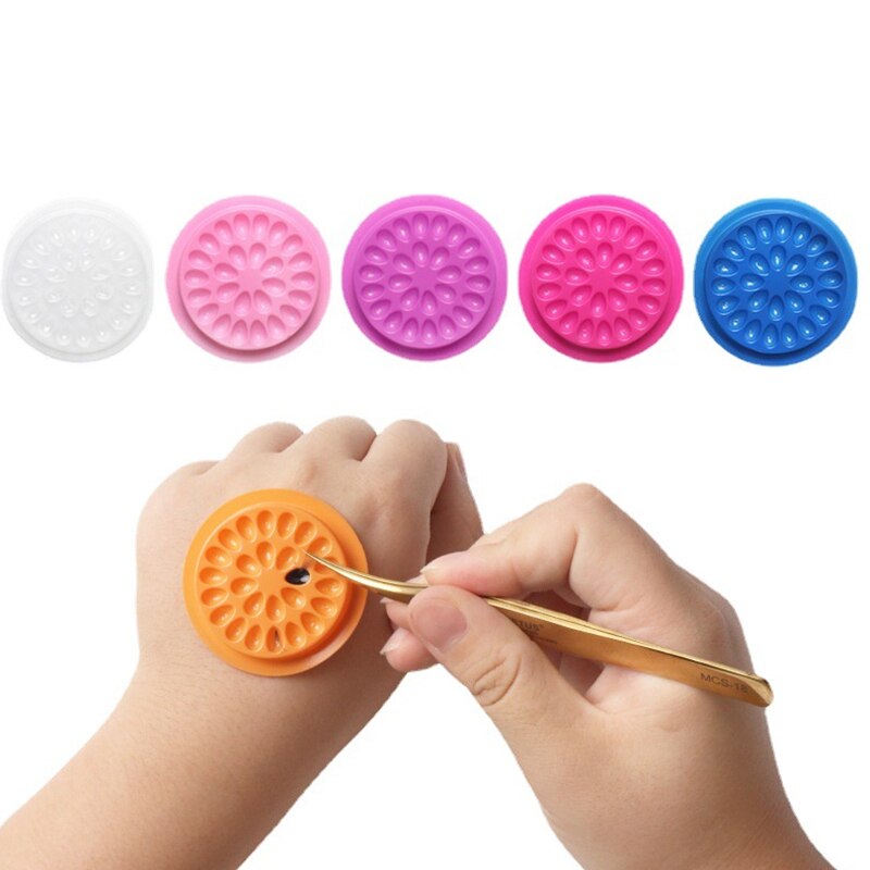 Lash Mapping Sticker - 100pcs Eyelash Glue Holder Eyelashes Extension