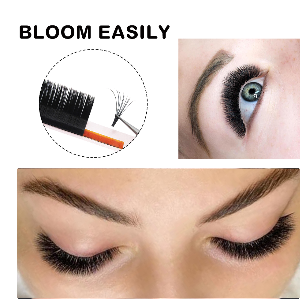 MASSCAKU Easy Fanning Volume M - Eyelash Extension Human Hair 리뷰 및 가격
