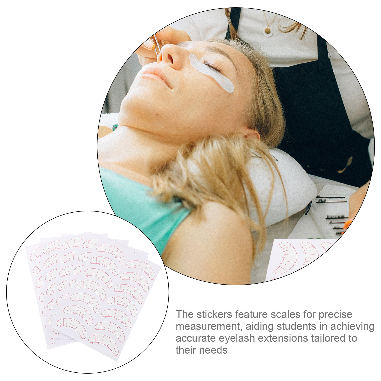 10 Sheets Eyelash Extension Pa - Lash Mapping Sticker 리뷰 및 가격