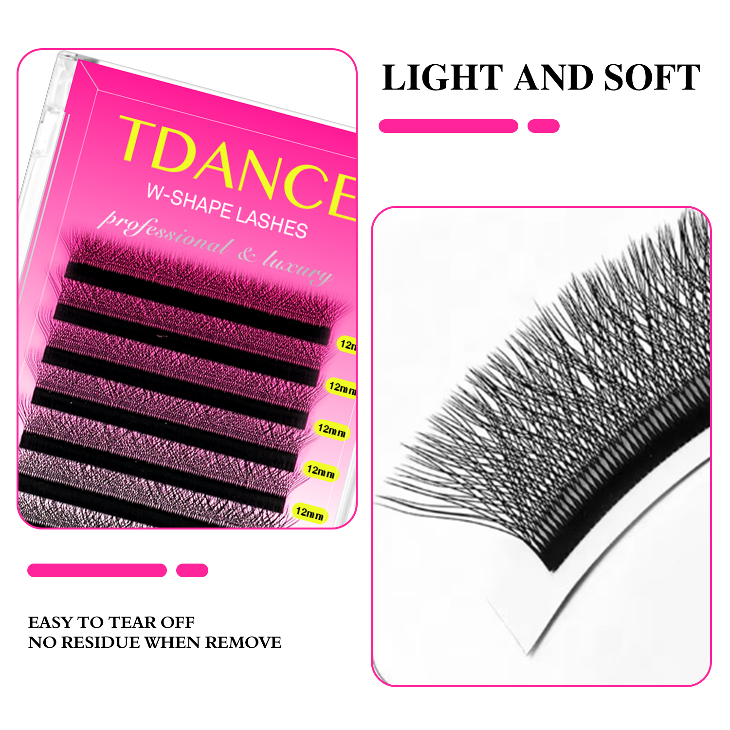 TDANCE 3D 4D 5D 6D Premade Fan - Eyelash Extension Human Hair 리뷰 및 가격