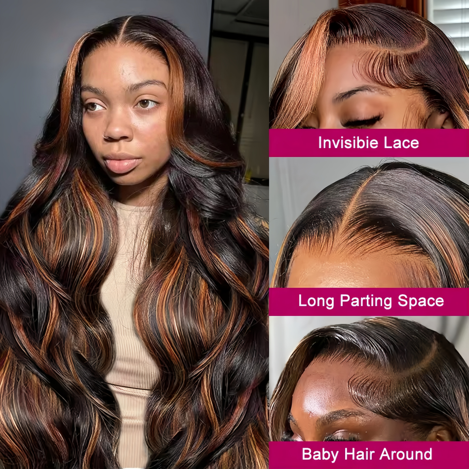 Highlight Body Wave 13x6 HD Om - Eyelash Extension Natural Look 리뷰 및 가격