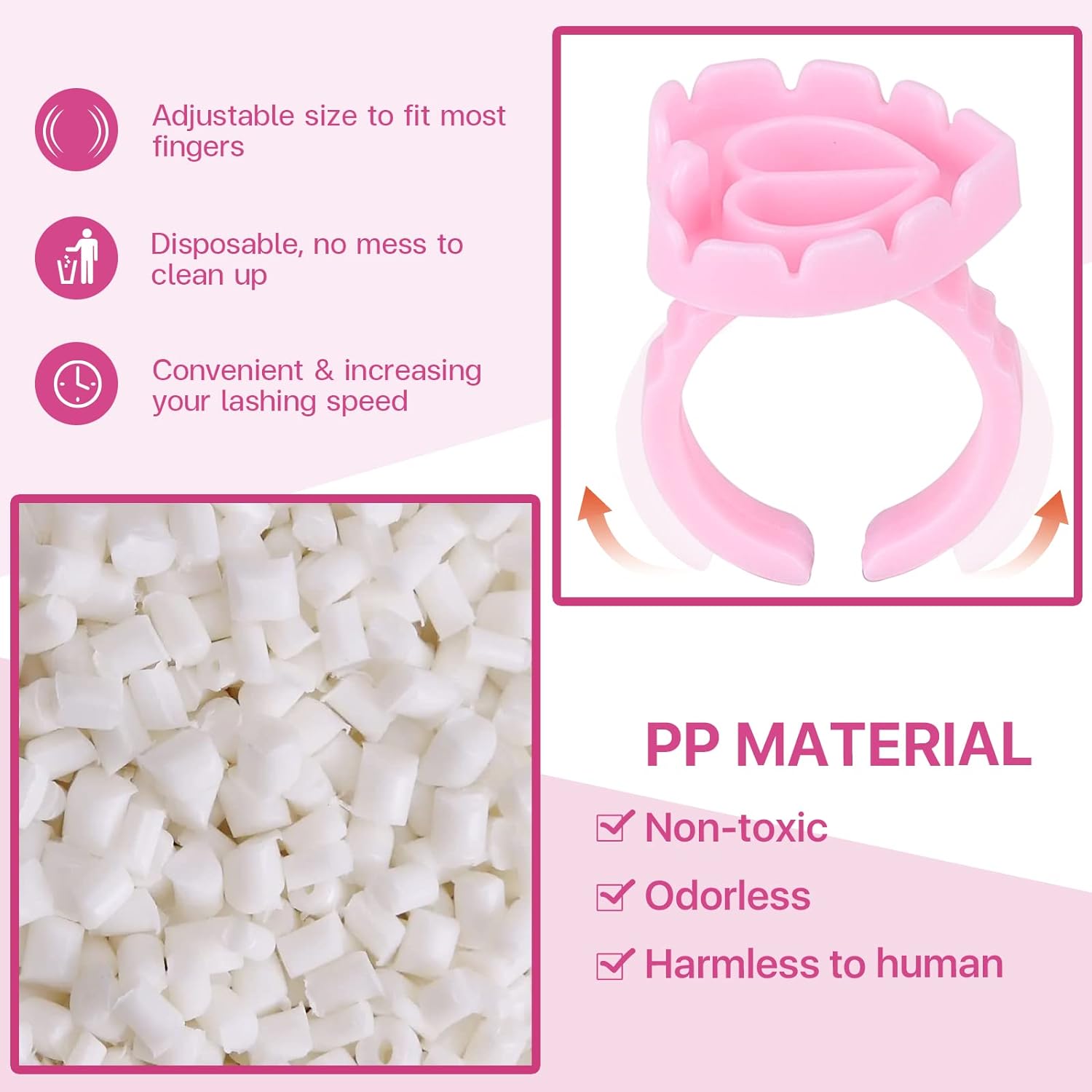 100 PCS Disposable Heart-shape - Lash Mapping Sticker 리뷰 및 가격