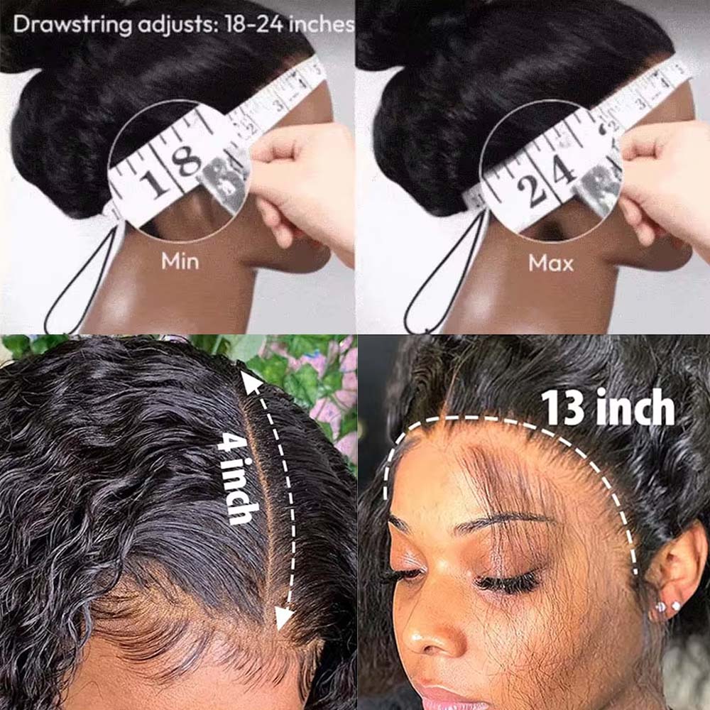 Geeta Yaki Drawstring Wig 13x4 - Eyelash Extension Natural Look 리뷰 및 가격
