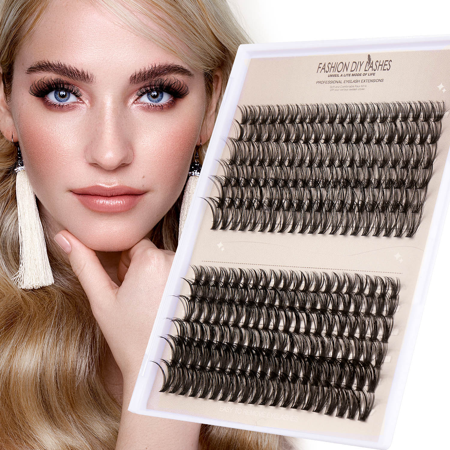 DIY Clusters Lashes, Split Las - Eyelash Extension Options 리뷰 및 가격