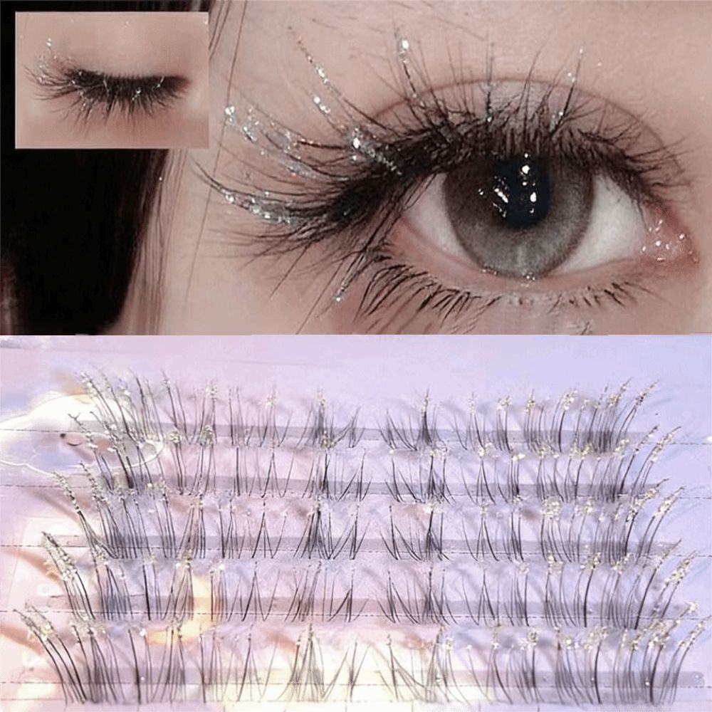 Shining Rhinestone Individual  - Eyelash Extension Natural Look 리뷰 및 가격