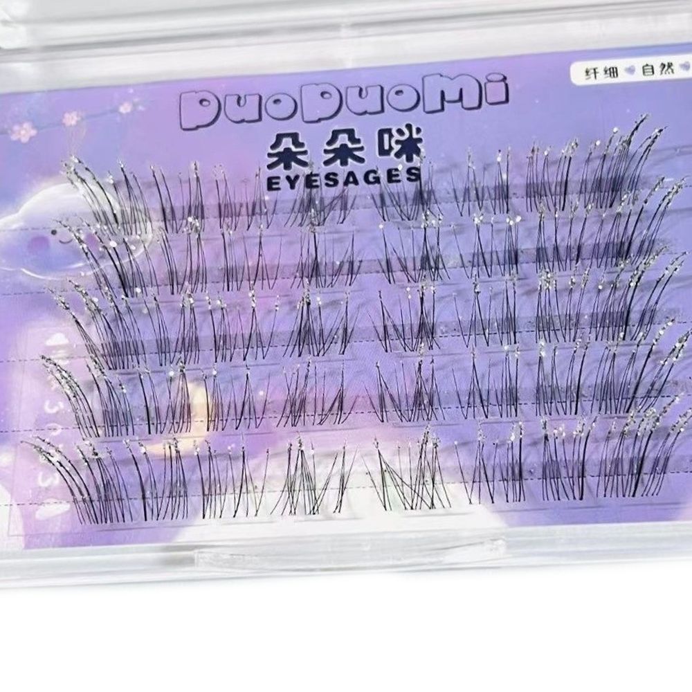 Shining Rhinestone Individual  - Eyelash Extension Natural Look 리뷰 및 가격