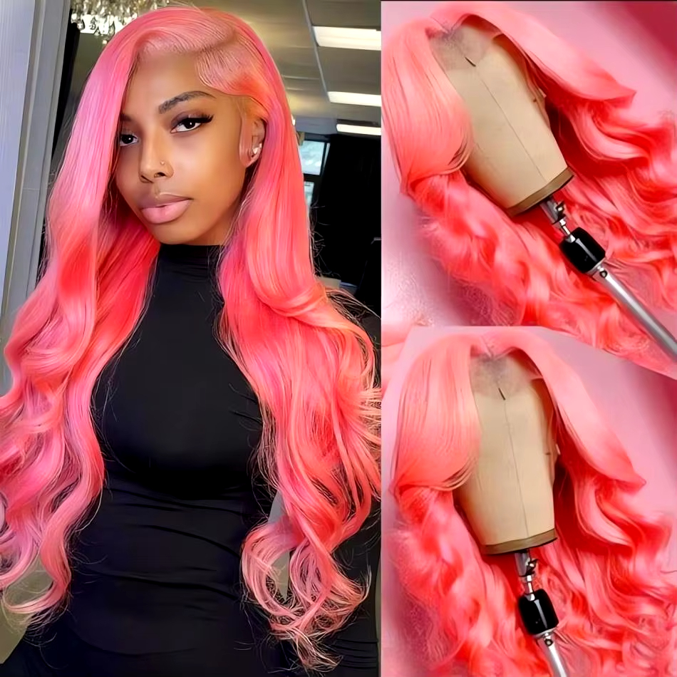 13x4 Body Wave Light Pink Lace - Eyelash Extension Natural Look 리뷰 및 가격