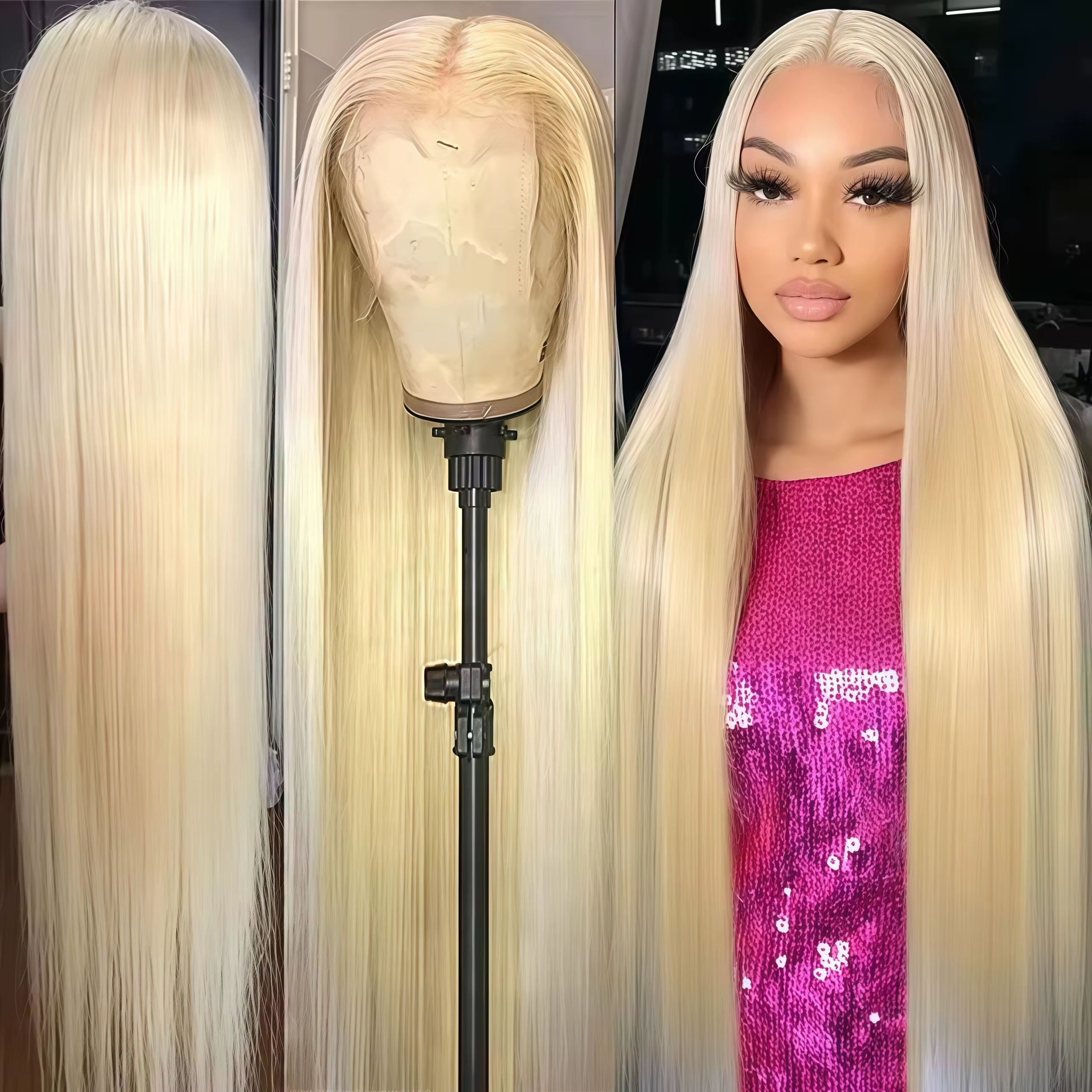 38 inch 613 Blonde 200% Densit - Eyelash Extension Natural Look 리뷰 및 가격