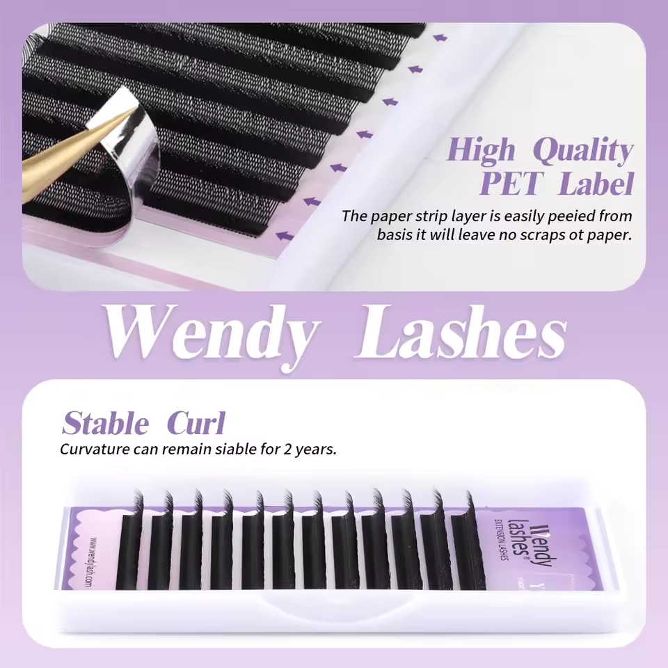 WENDY 2D YY Shape C/D Curl Eya - Eyelash Extension Human Hair 리뷰 및 가격
