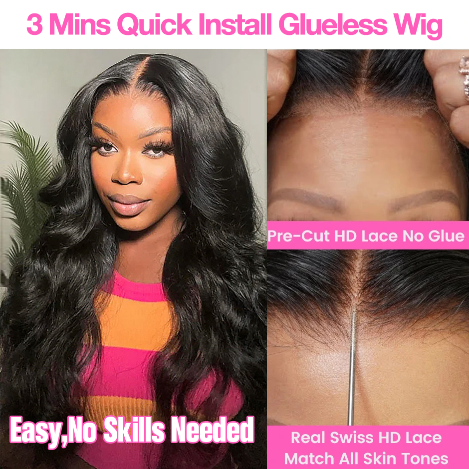 Wear Go Glueless Body Wave Lac - Eyelash Extension Natural Look 리뷰 및 가격
