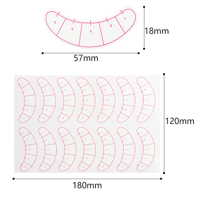 70 Pairs Eyelash Mapping Stick - Lash Mapping Sticker 리뷰 및 가격