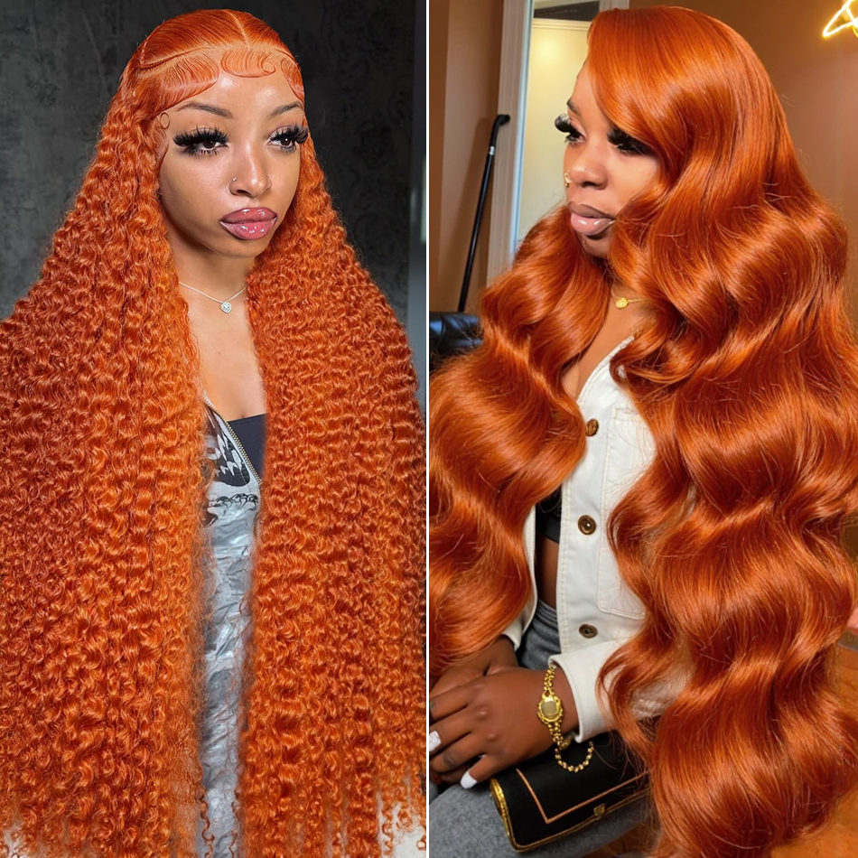 13x6 Ginger Orange Deep Wave L - Eyelash Extension Natural Look 리뷰 및 가격
