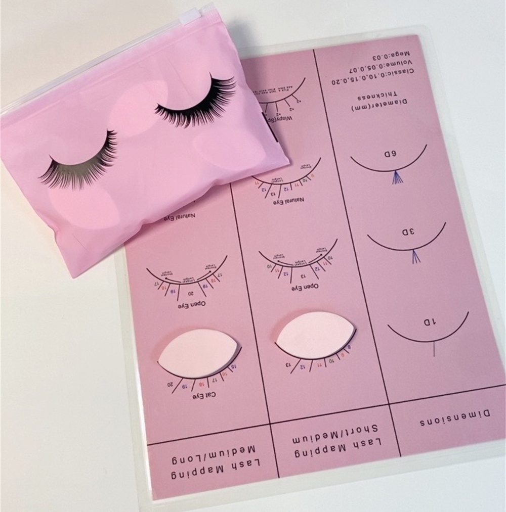 Beginner Lash Map Chart Wispy  - Lash Mapping Sticker 리뷰 및 가격