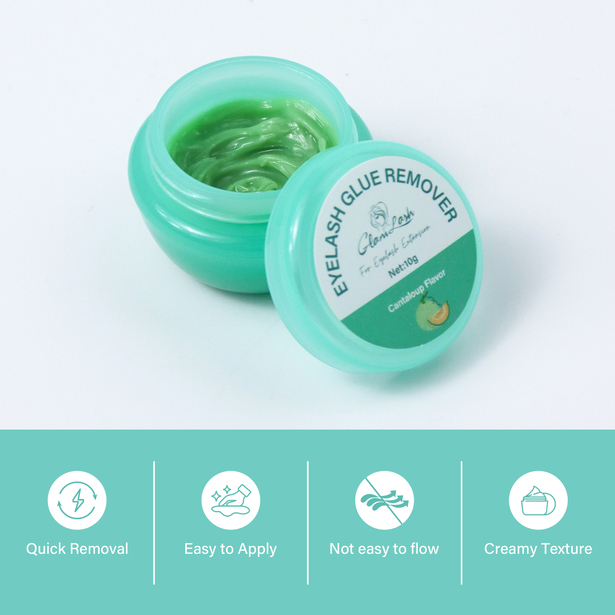 GLAMLASH 10g Fruit Flavour Eye - Lash Removal Cream 리뷰 및 가격