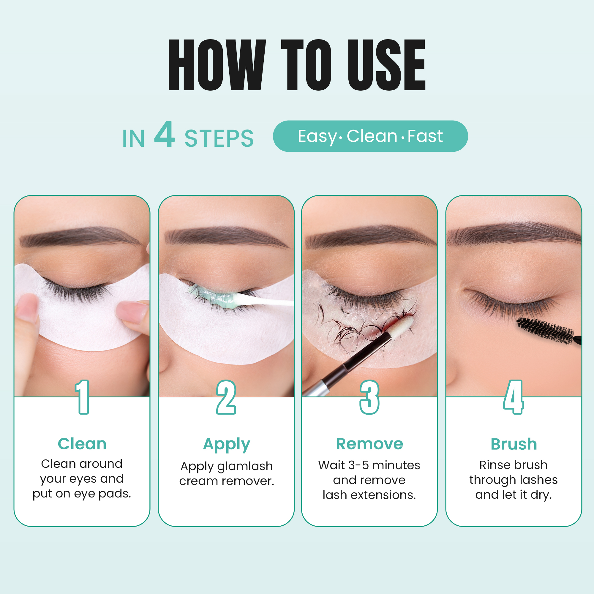GLAMLASH 10g Fruit Flavour Eye - Lash Removal Cream 리뷰 및 가격