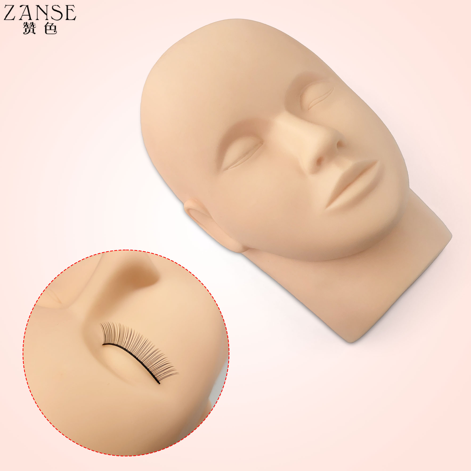 1pc Fake Head Mould Mannequin  - Lash Mapping Sticker 리뷰 및 가격