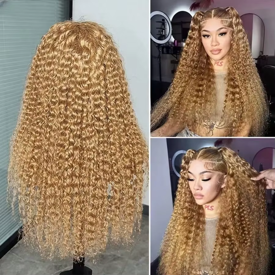 34 38Inch Honey Blonde Wig Hum - Eyelash Extension Natural Look 리뷰 및 가격