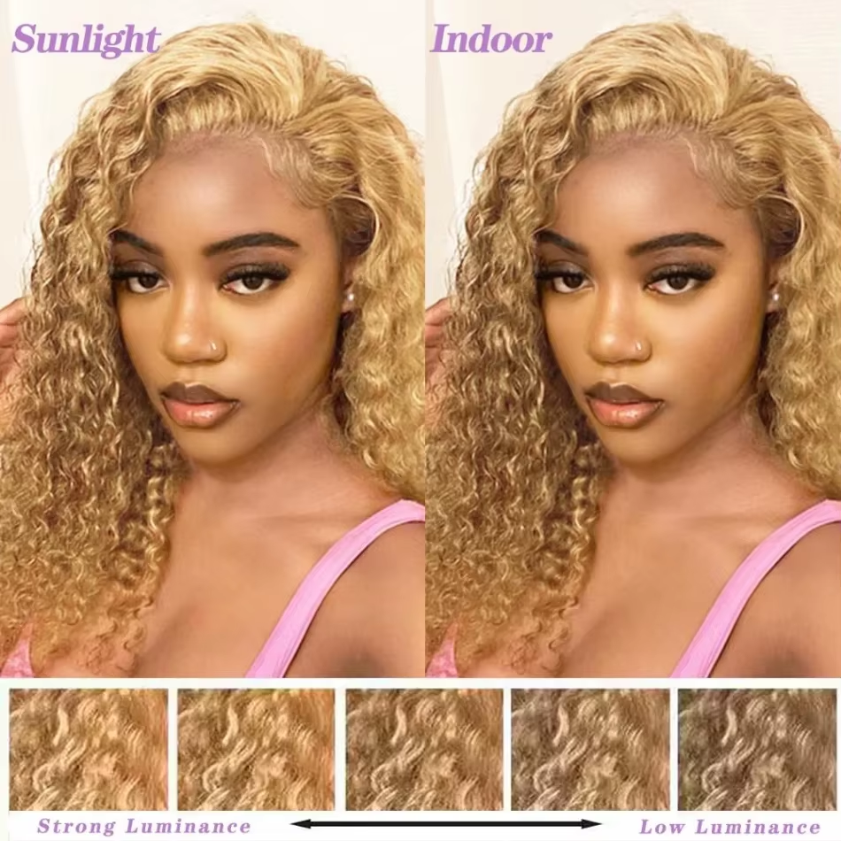34 38Inch Honey Blonde Wig Hum - Eyelash Extension Natural Look 리뷰 및 가격