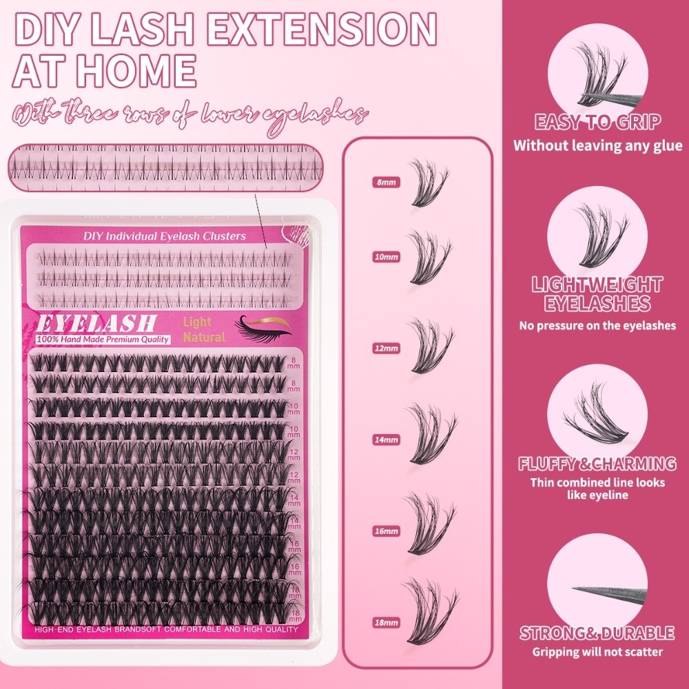 8-18mm Length False Eyelashes  - Eyelash Extension Natural Look 리뷰 및 가격