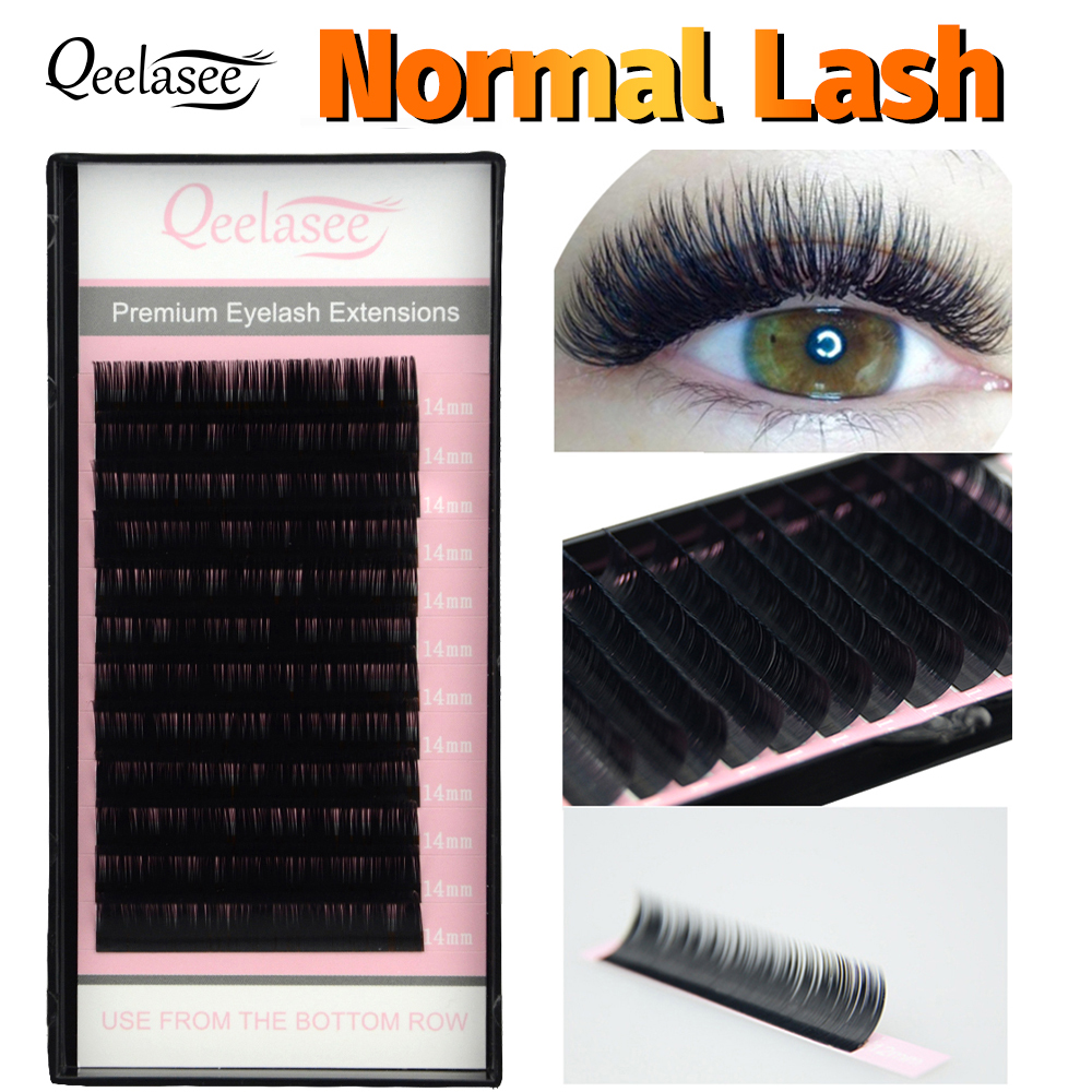 Qeelasee Faux Mink Individual  - Eyelash Extension Human Hair 리뷰 및 가격