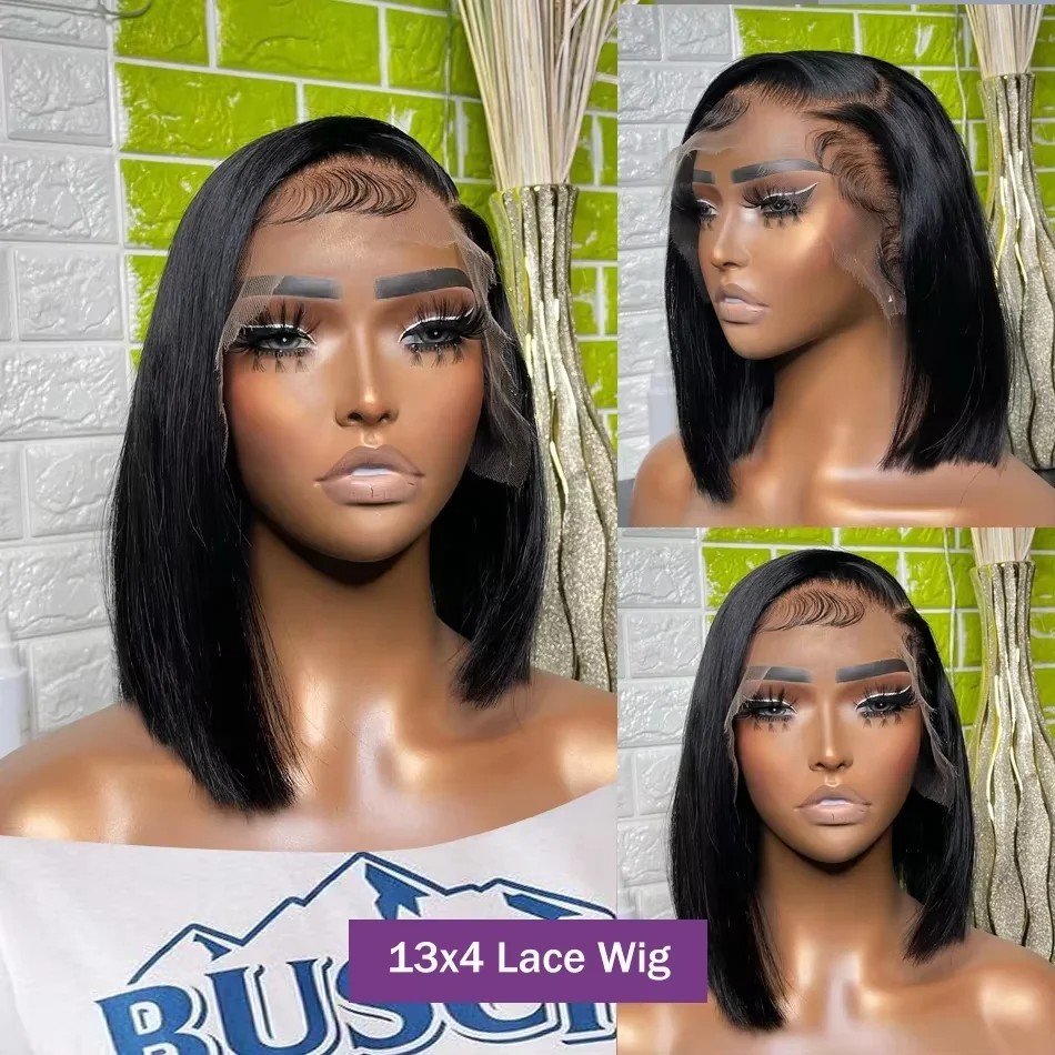 No Glue Straight Short Bob Wig - Eyelash Extension Natural Look 리뷰 및 가격