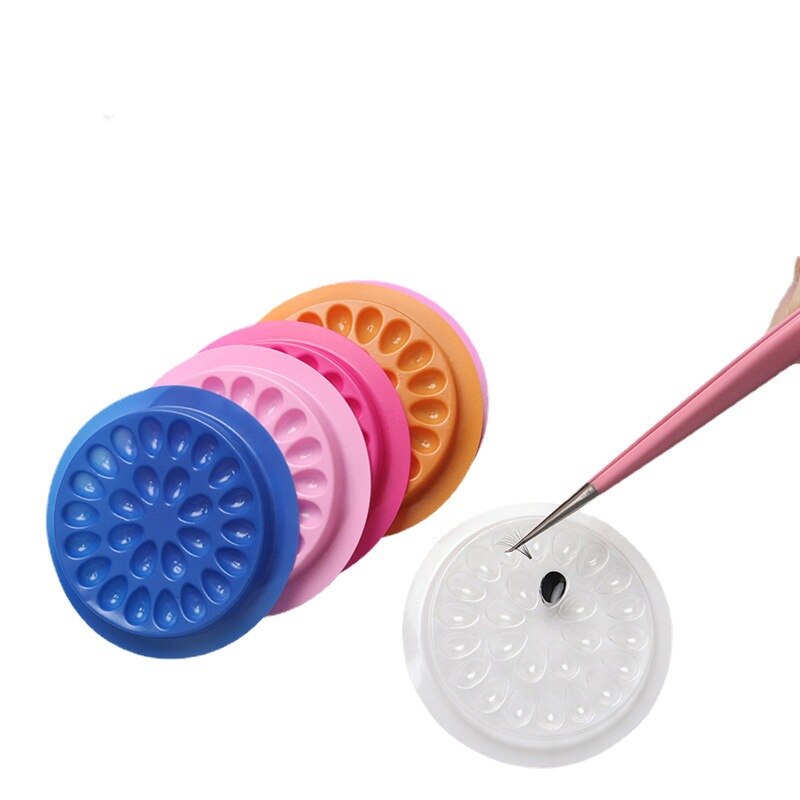 100pcs Eyelash Glue Holder Eye - Lash Mapping Sticker 리뷰 및 가격