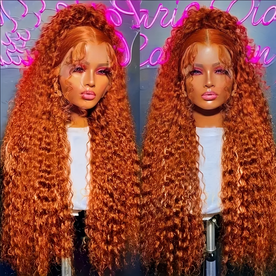 30Inch Orange Ginger Water Wav - Eyelash Extension Natural Look 리뷰 및 가격