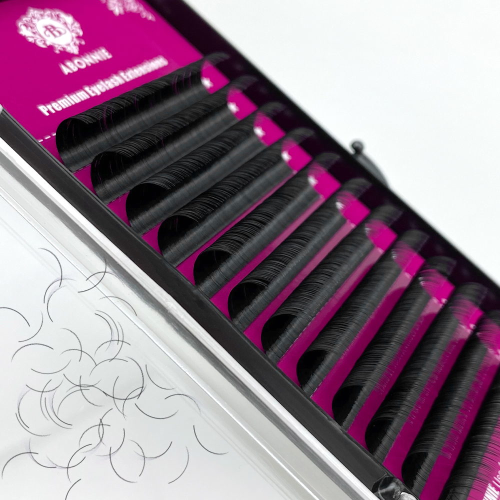 Abonnie 8-17mm Faux Individual - Eyelash Extension Human Hair 리뷰 및 가격