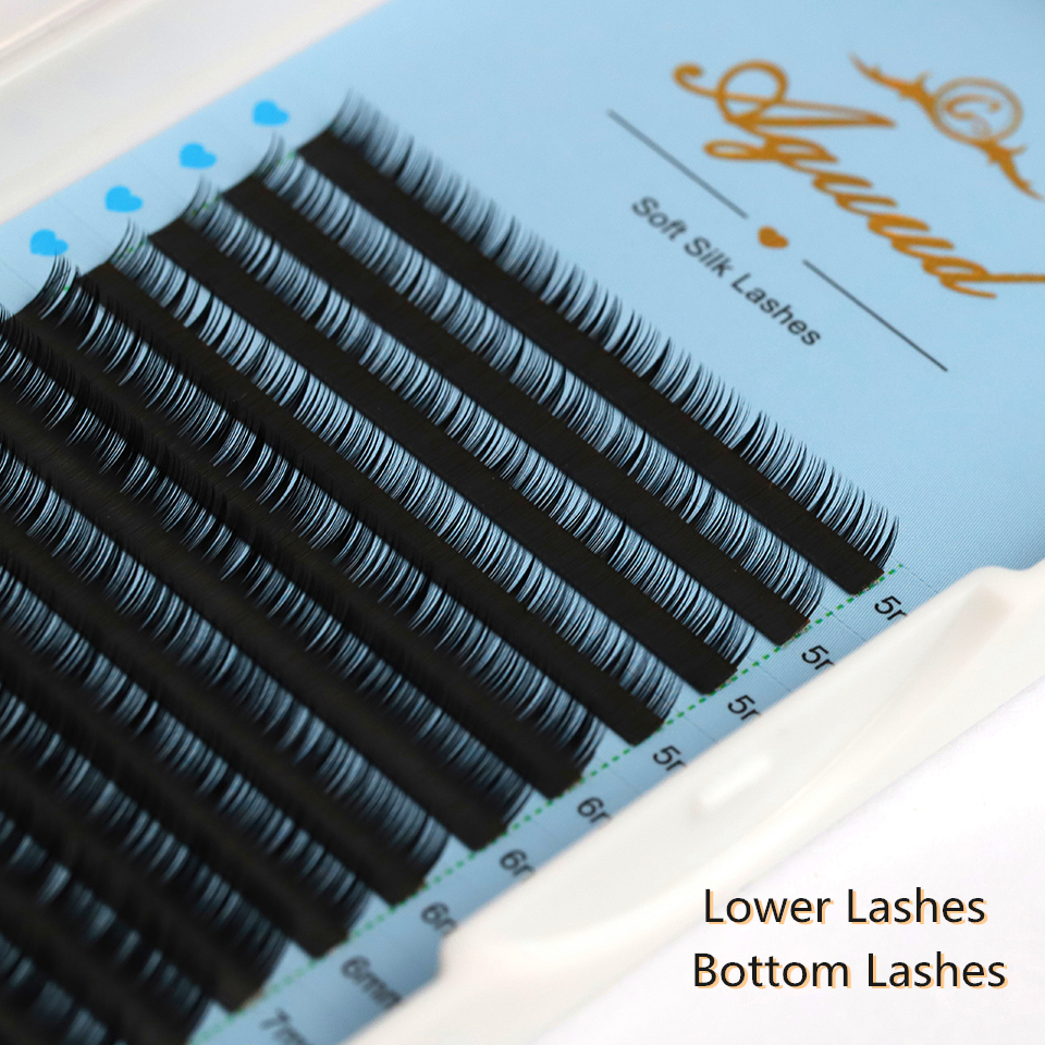  AGUUD Bottom Lower Individua - Eyelash Extension Human Hair 리뷰 및 가격