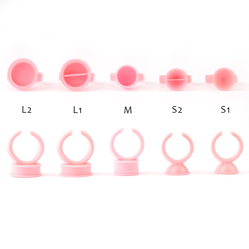 100pcs Disposable Glue Rings P - Eyelash Extension Permanent 리뷰 및 가격