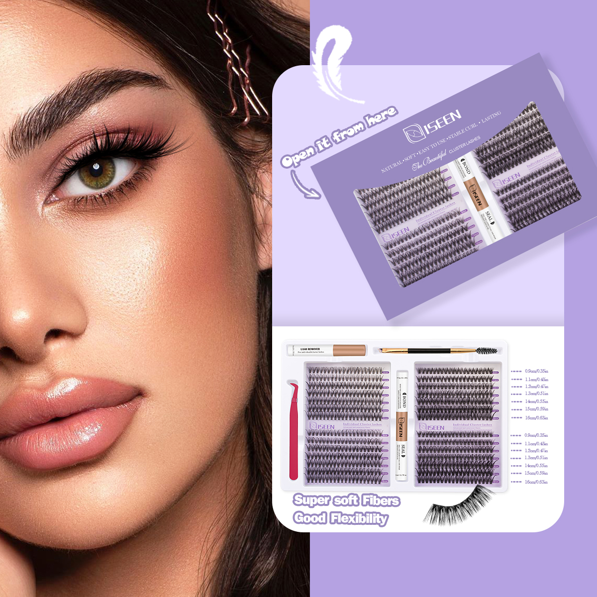 Eyelash Clusters Kit Soft Volu - Lash Removal Cream 리뷰 및 가격